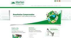 Desktop Screenshot of marlonmaquinas.com.br